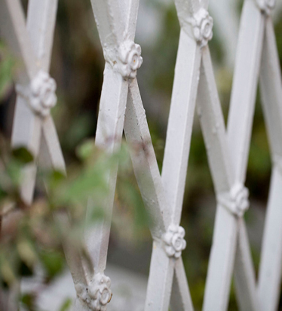 metal floral balcony