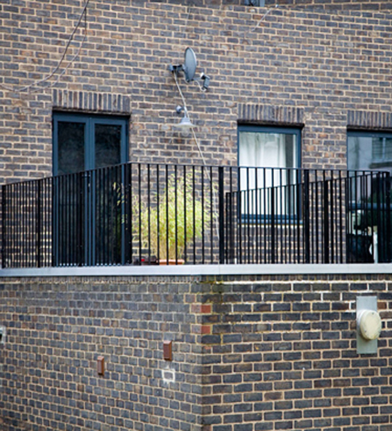 mild steel roof terrace